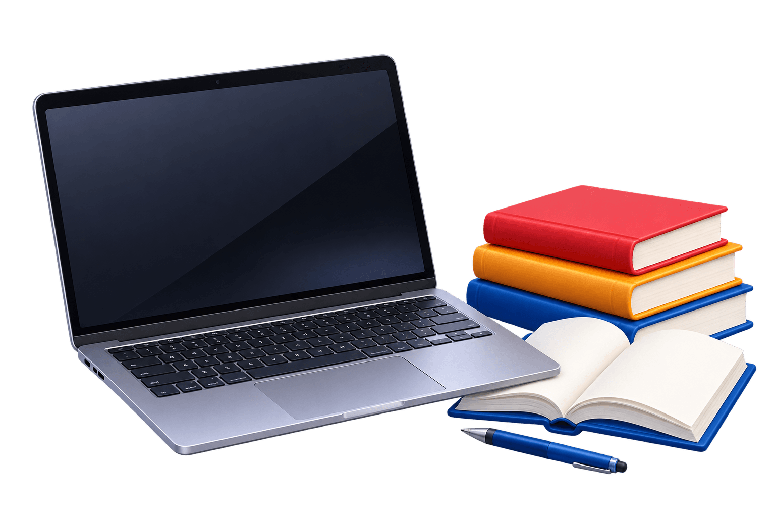 Laptop dan buku